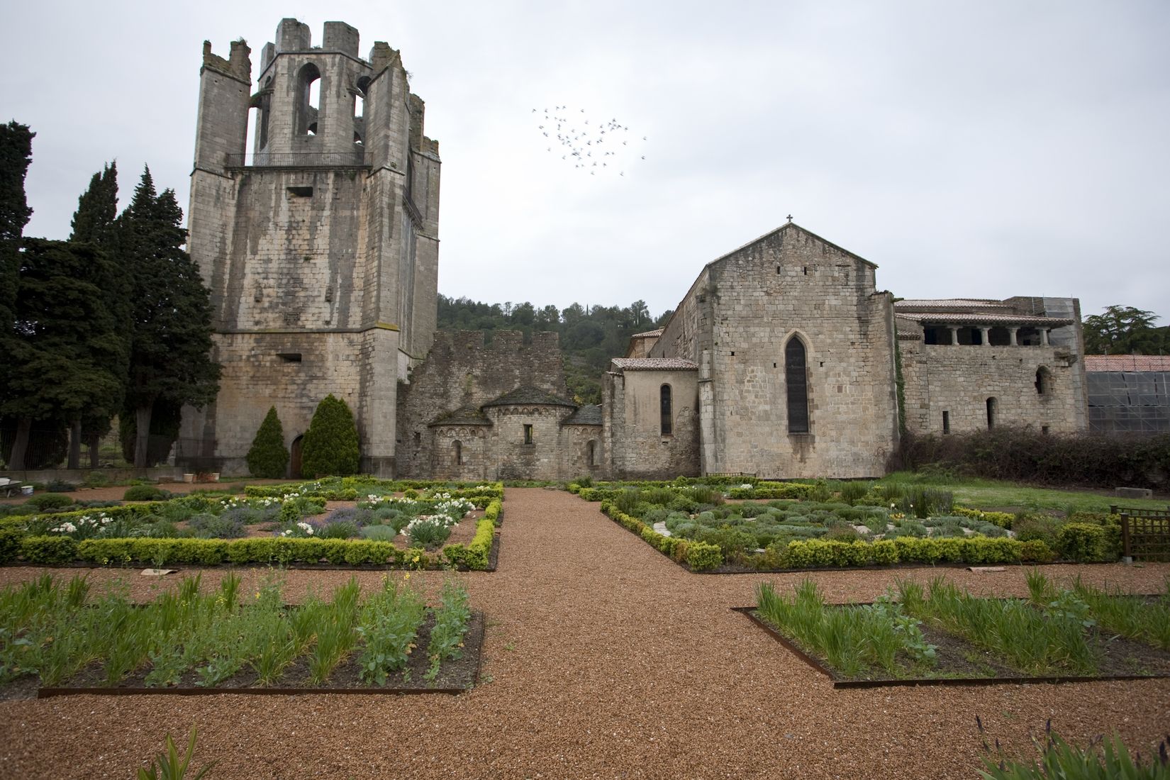 Jardin monastique de l\'Abbaye de Lagrasse